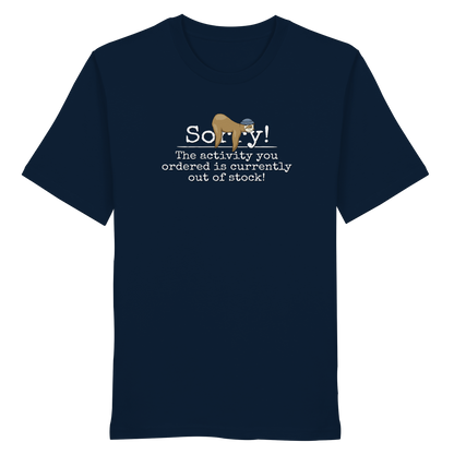 No-Activity Faultier - Organic Shirt