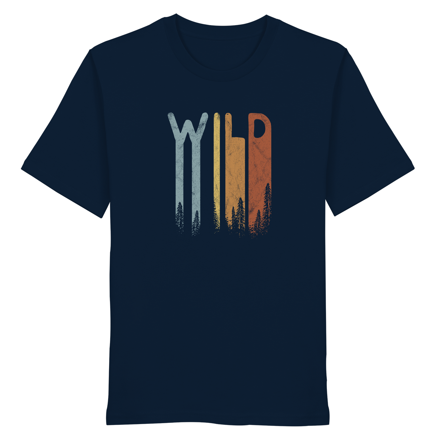 Wild Retro Schriftzug - Organic Shirt