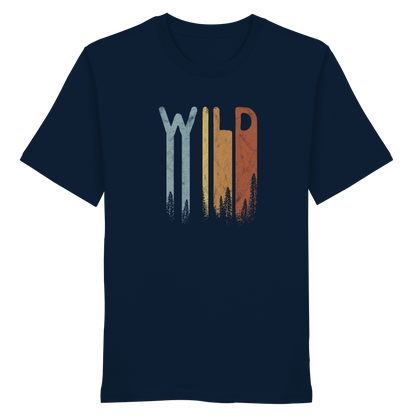 Wild Retro Schriftzug - Organic Shirt