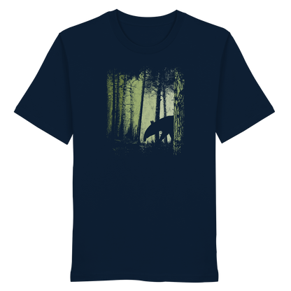 Lässiger Tapir im Zwielicht Wald - Organic Shirt