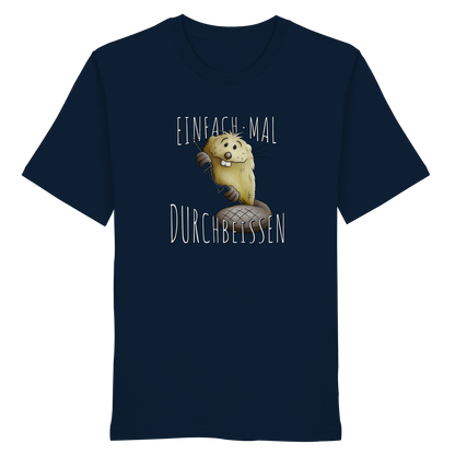 Einfach mal Durchbeissen Biber - Organic Shirt
