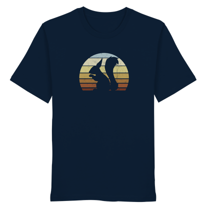 Retro Eichhörnchen Silhouette - Organic Shirt