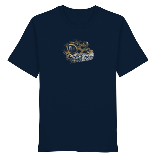 Leopard Gecko Skizze Kritzelkunst - Organic Shirt