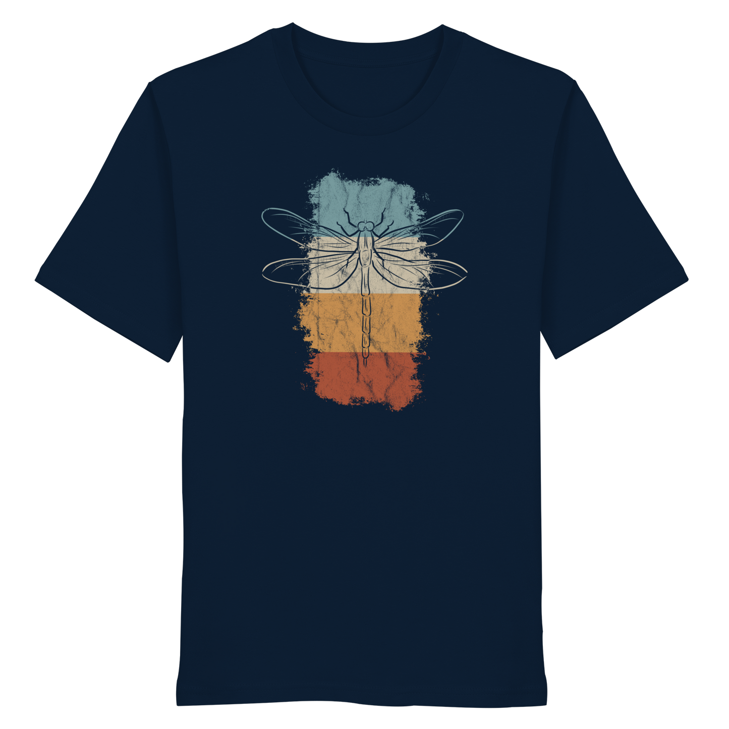 Retro Kunst Libelle | Vintage Dragonfly - Organic Shirt