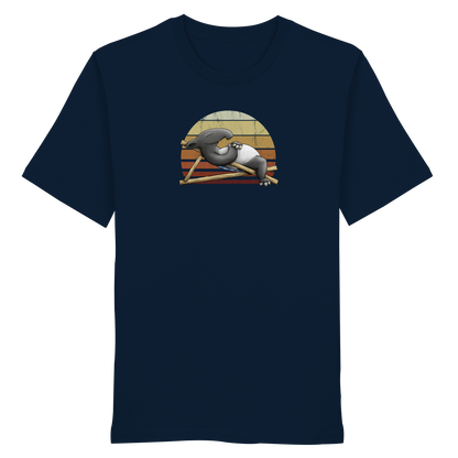 Lässiger Retro Sundown Tapir - Organic Shirt