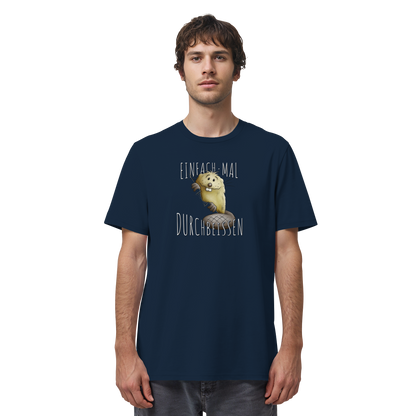 Einfach mal Durchbeissen Biber - Organic Shirt
