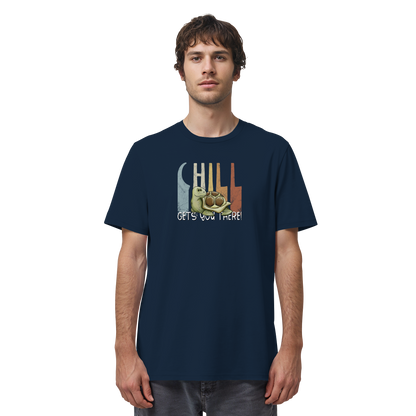Gechillt gemütliche Schildkröte - Organic Shirt
