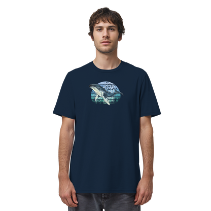 Retro Unterwasser Buckelwal - Organic Shirt