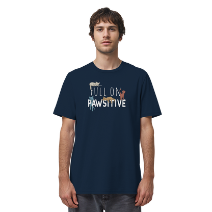 Full On Pawsitive! Gechillte Katzen - Organic Shirt
