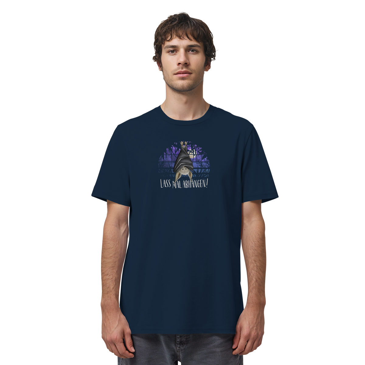Lass mal abhängen Fledermaus - Organic Shirt