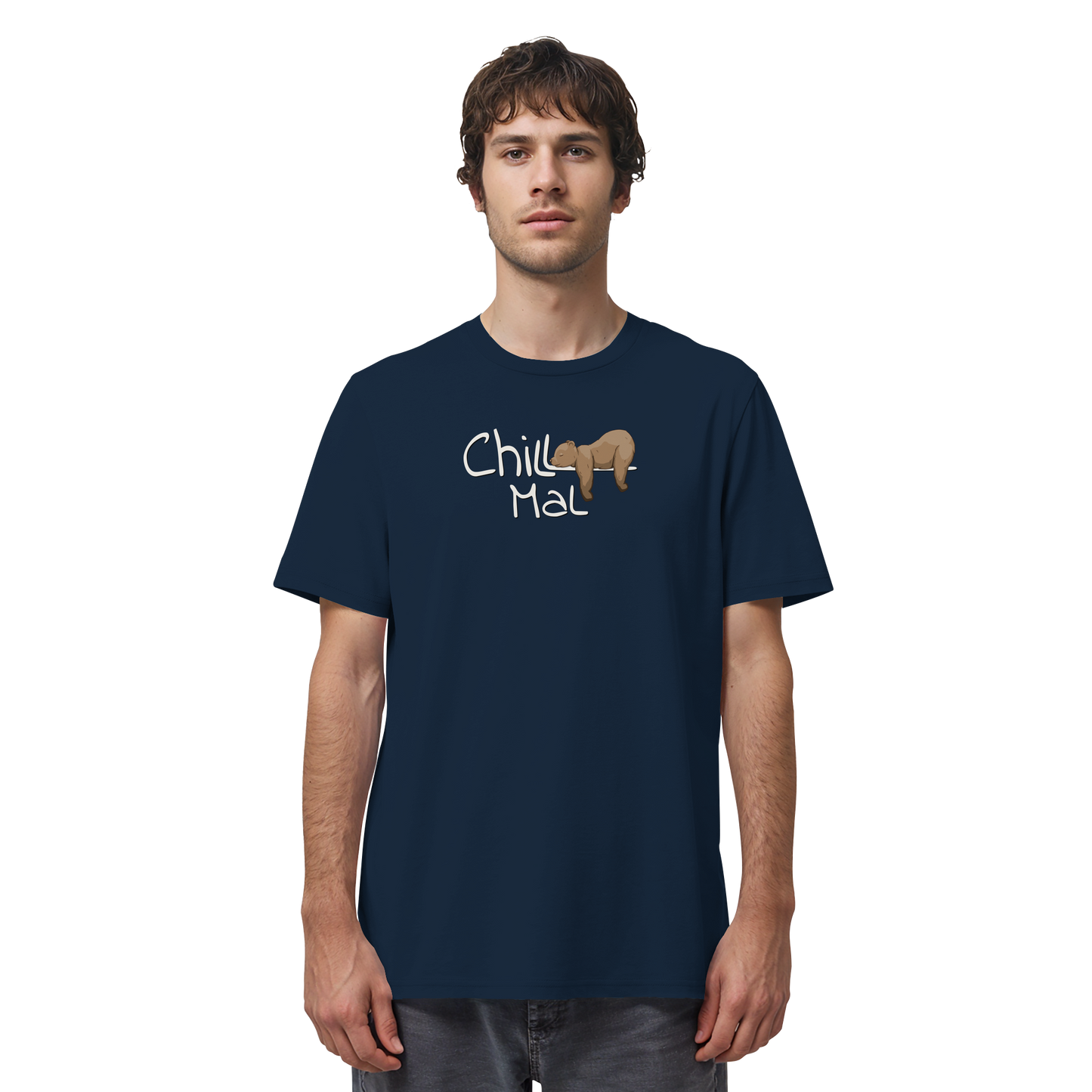Chill Mal schläfriger Braunbär - Organic Shirt