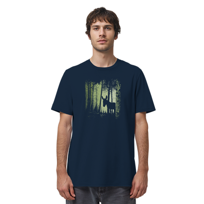 Esel im Zwielicht-Wald - Organic Shirt