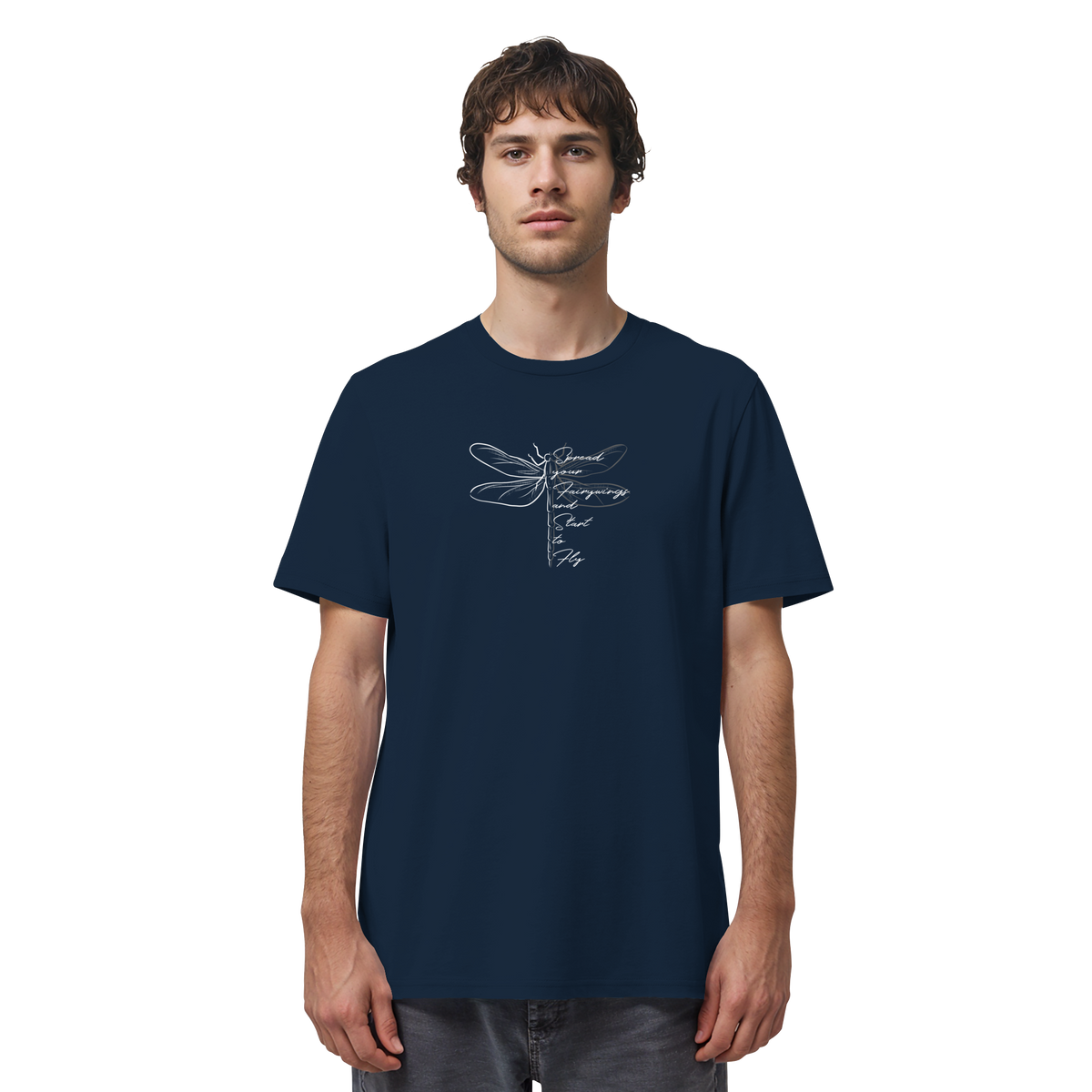 Breite die Flügel aus und flieg los | Libelle - Organic Shirt