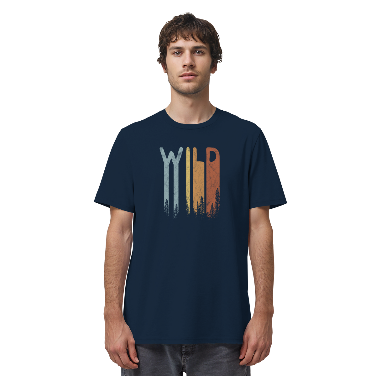 Wild Retro Schriftzug - Organic Shirt