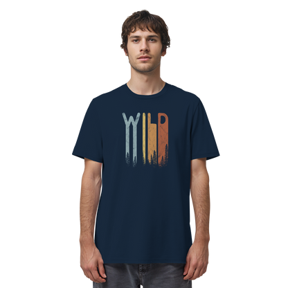 Wild Retro Schriftzug - Organic Shirt