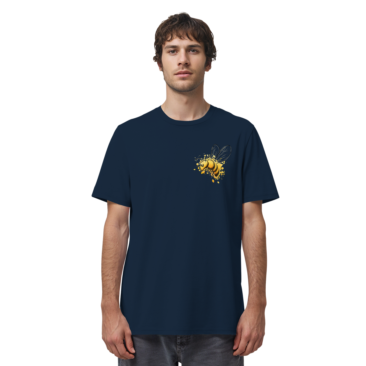 Lässige kleine Honig-Biene - Organic Shirt