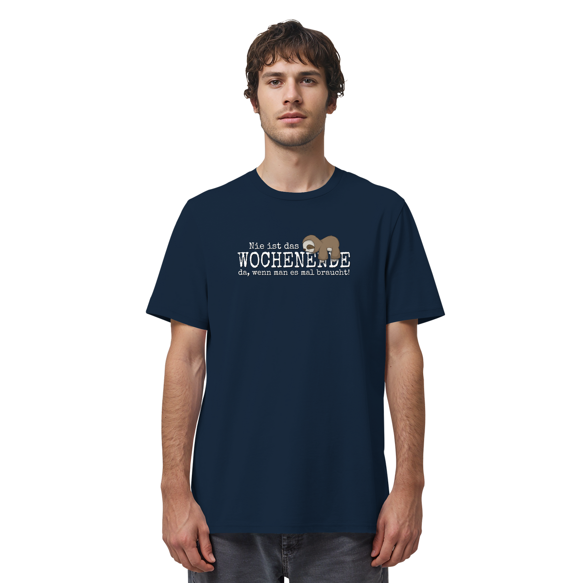Kawaii Faultier Wochenende - Organic Shirt