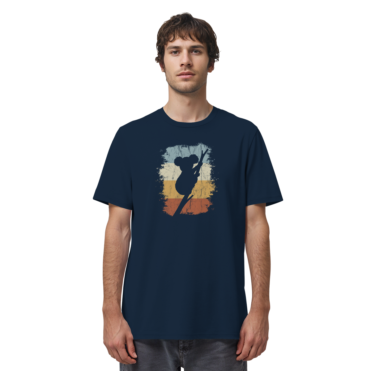 Retro kletternder Koala-Bär - Organic Shirt