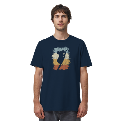 Retro kletternder Koala-Bär - Organic Shirt