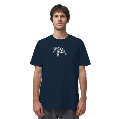 schwimmende Meeres-Schildkröte - Organic Shirt