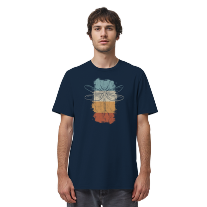 Retro Kunst Libelle | Vintage Dragonfly - Organic Shirt