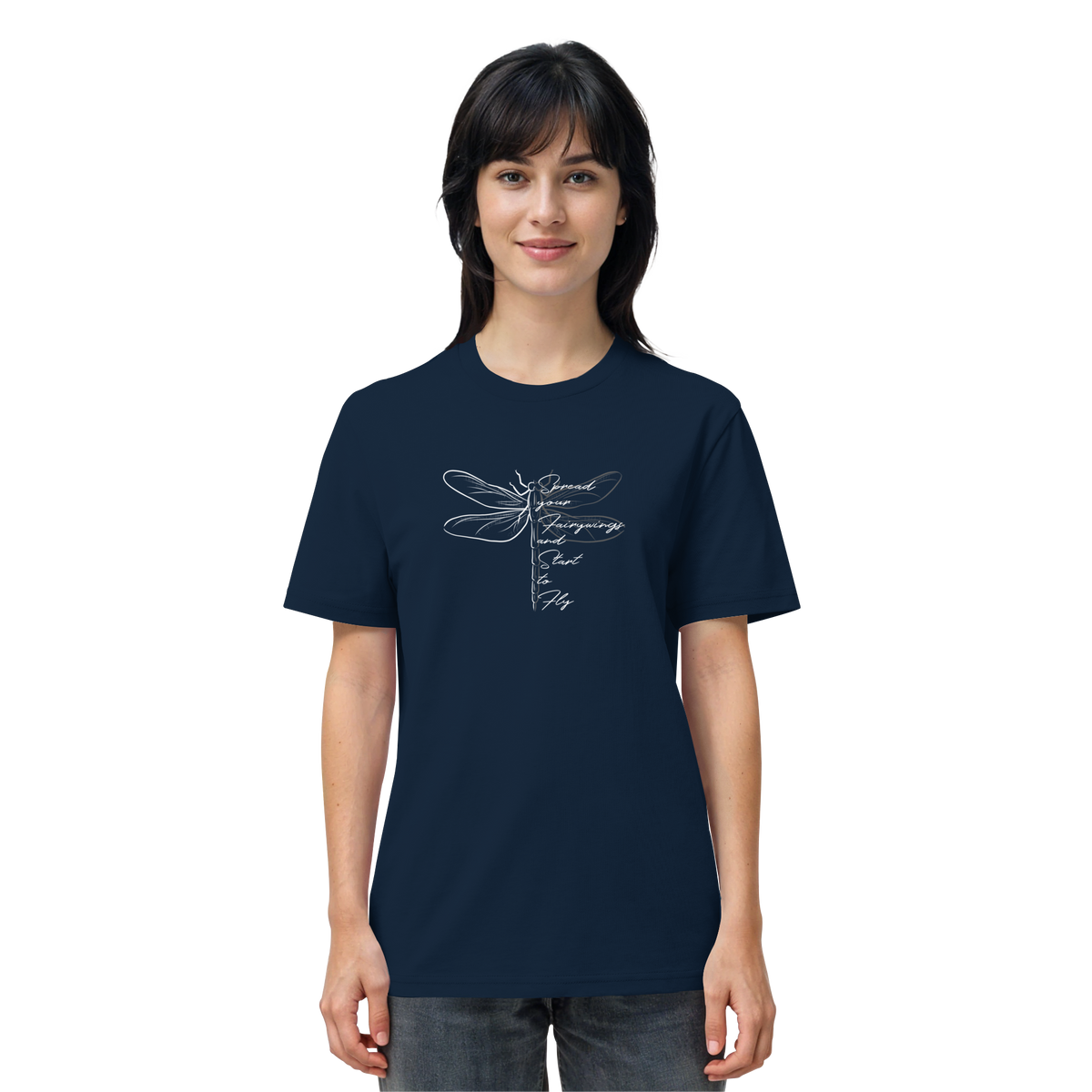 Breite die Flügel aus und flieg los | Libelle - Organic Shirt