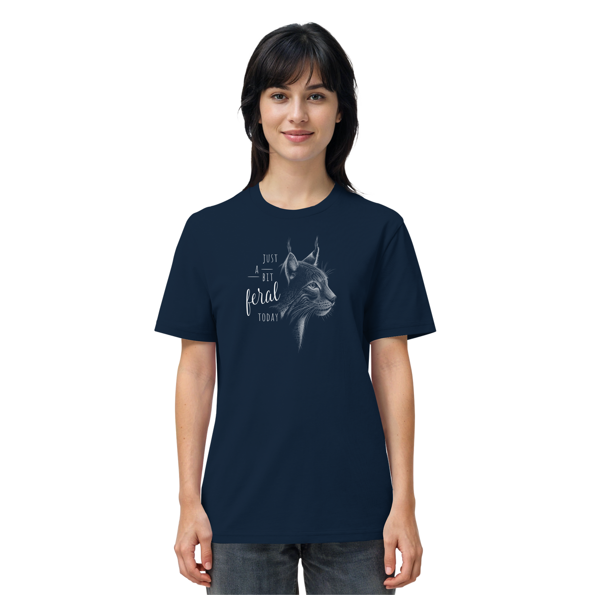 Just A Bit Feral Today! Wildkatze - Organic Shirt