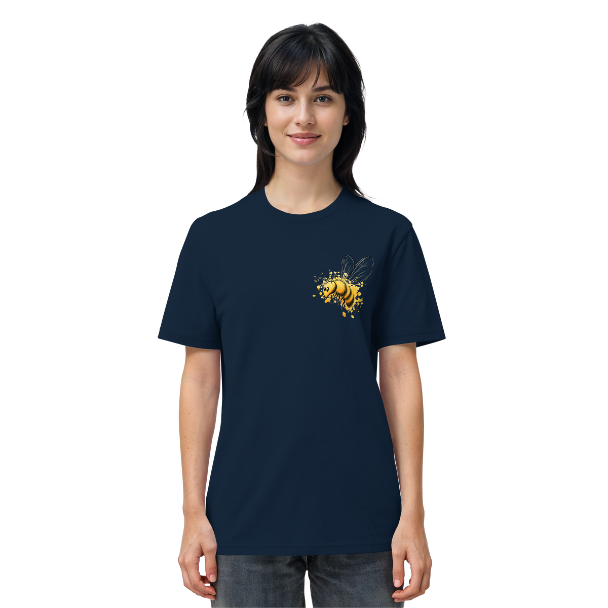 Lässige kleine Honig-Biene - Organic Shirt