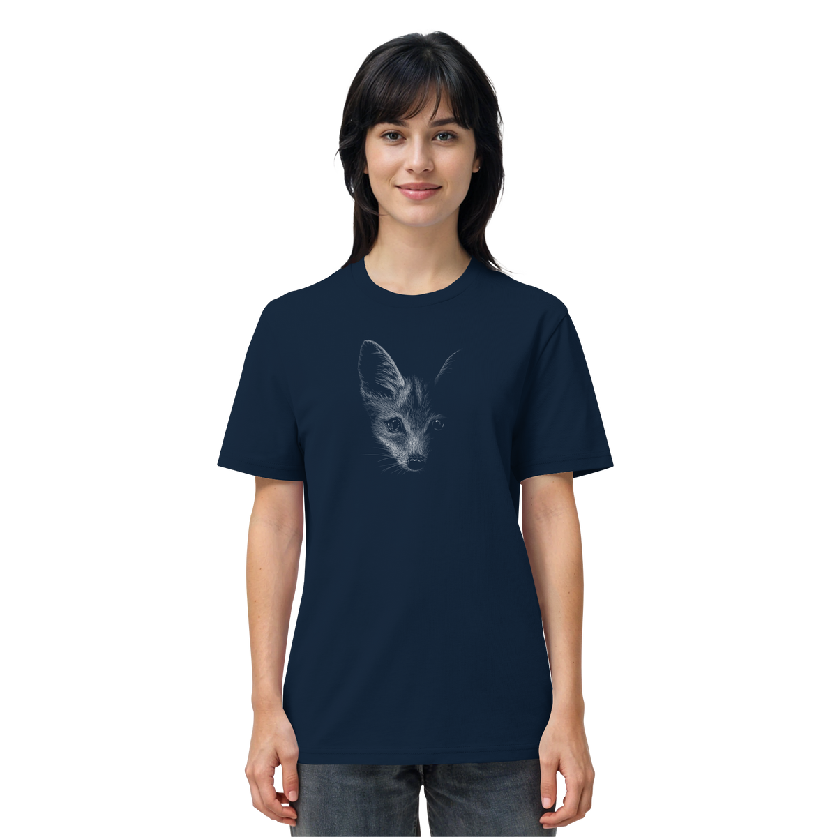 Fuchs Kritzelkunst Illustration - Organic Shirt