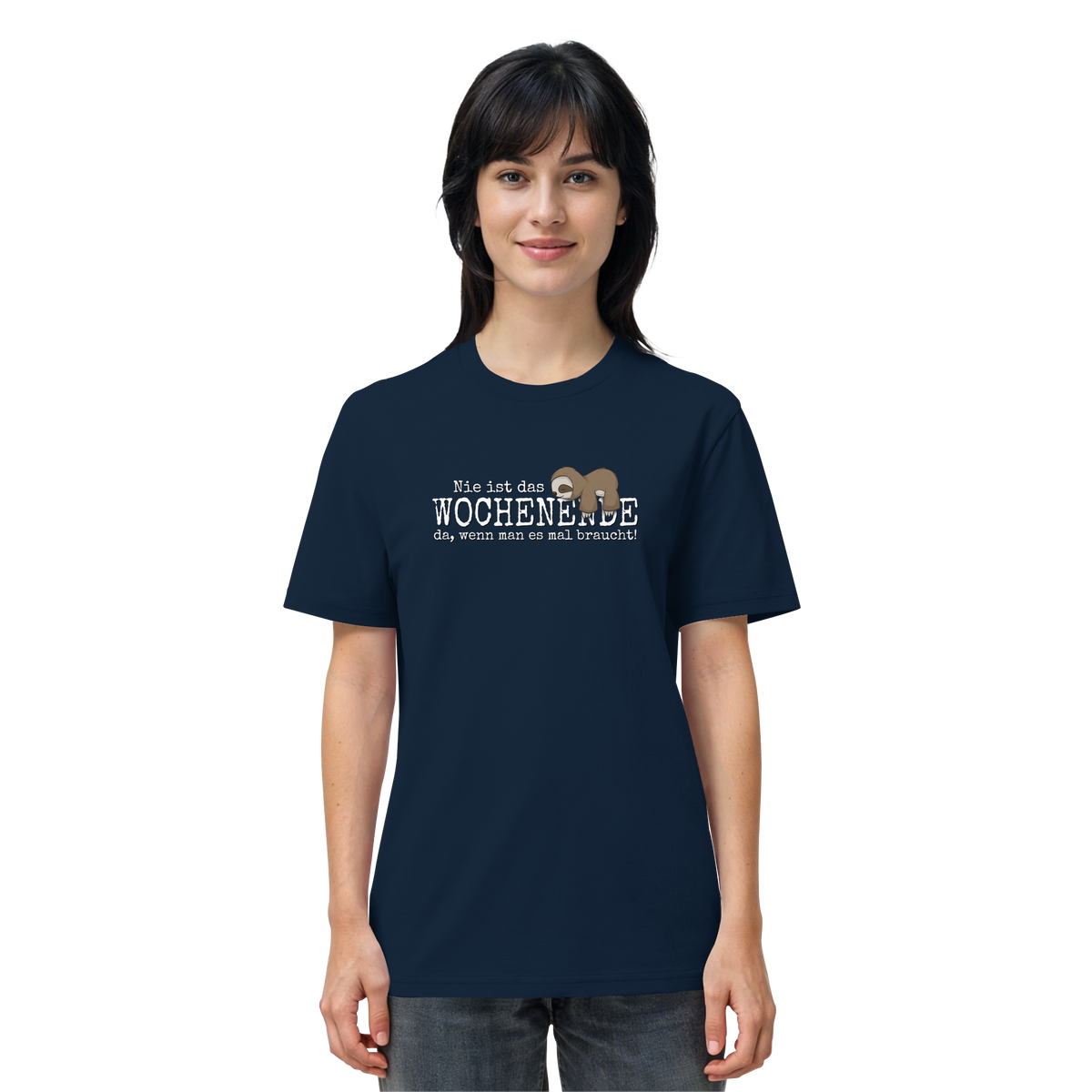 Kawaii Faultier Wochenende - Organic Shirt