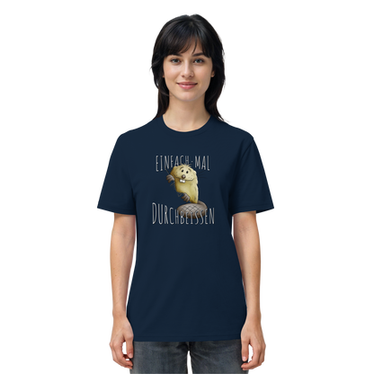 Einfach mal Durchbeissen Biber - Organic Shirt