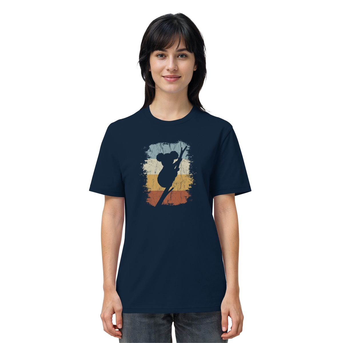 Retro kletternder Koala-Bär - Organic Shirt