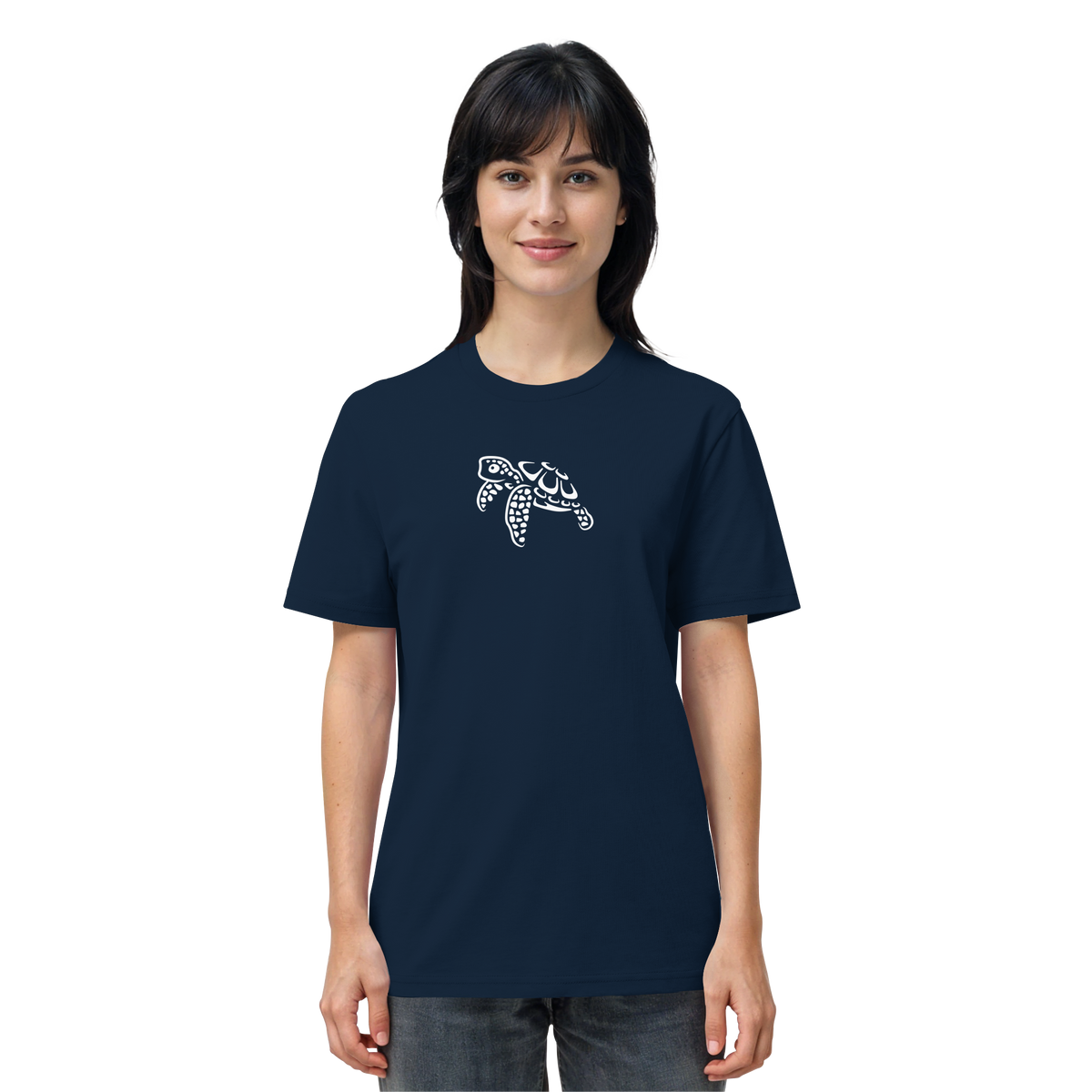 schwimmende Meeres-Schildkröte - Organic Shirt