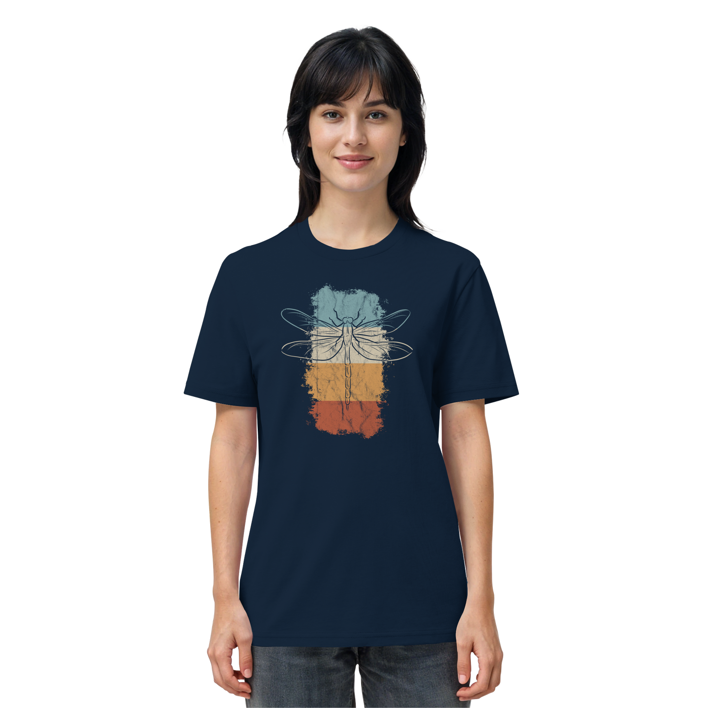 Retro Kunst Libelle | Vintage Dragonfly - Organic Shirt
