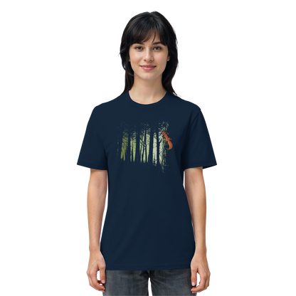 Eichhörnchen im Zwielicht-Wald - Organic Shirt