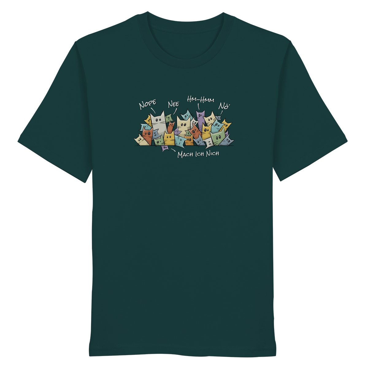 Nope, Nee, Nö Katzen - Organic Shirt