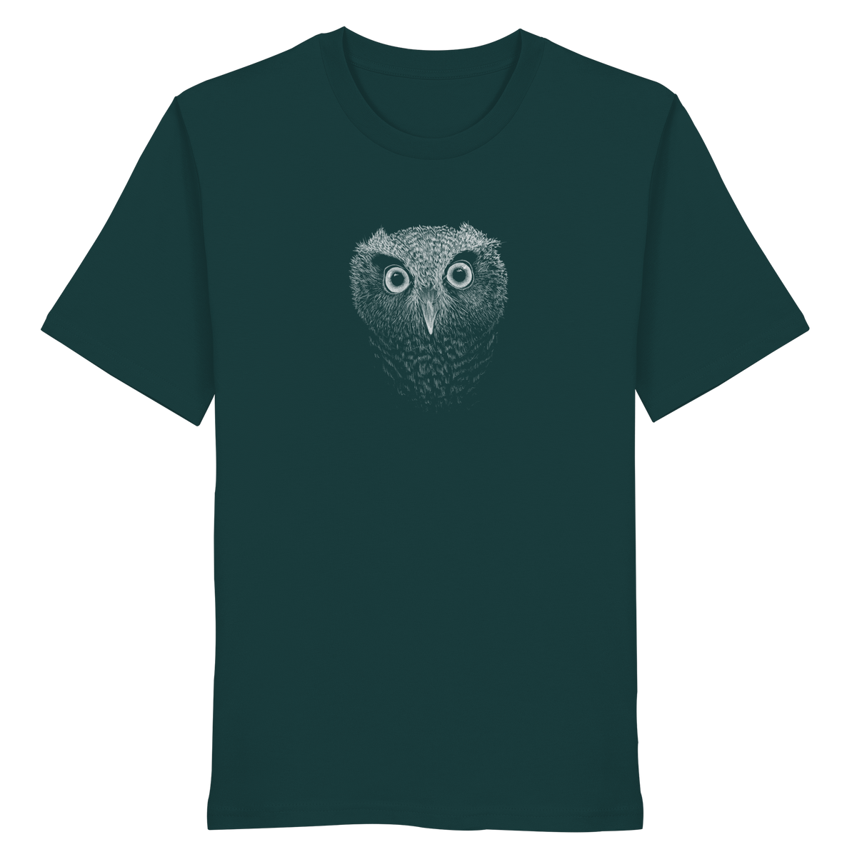Eule Kritzelkunst Illustration - Organic Shirt