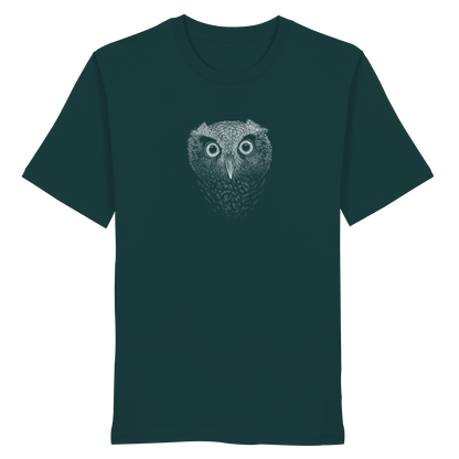 Eule Kritzelkunst Illustration - Organic Shirt