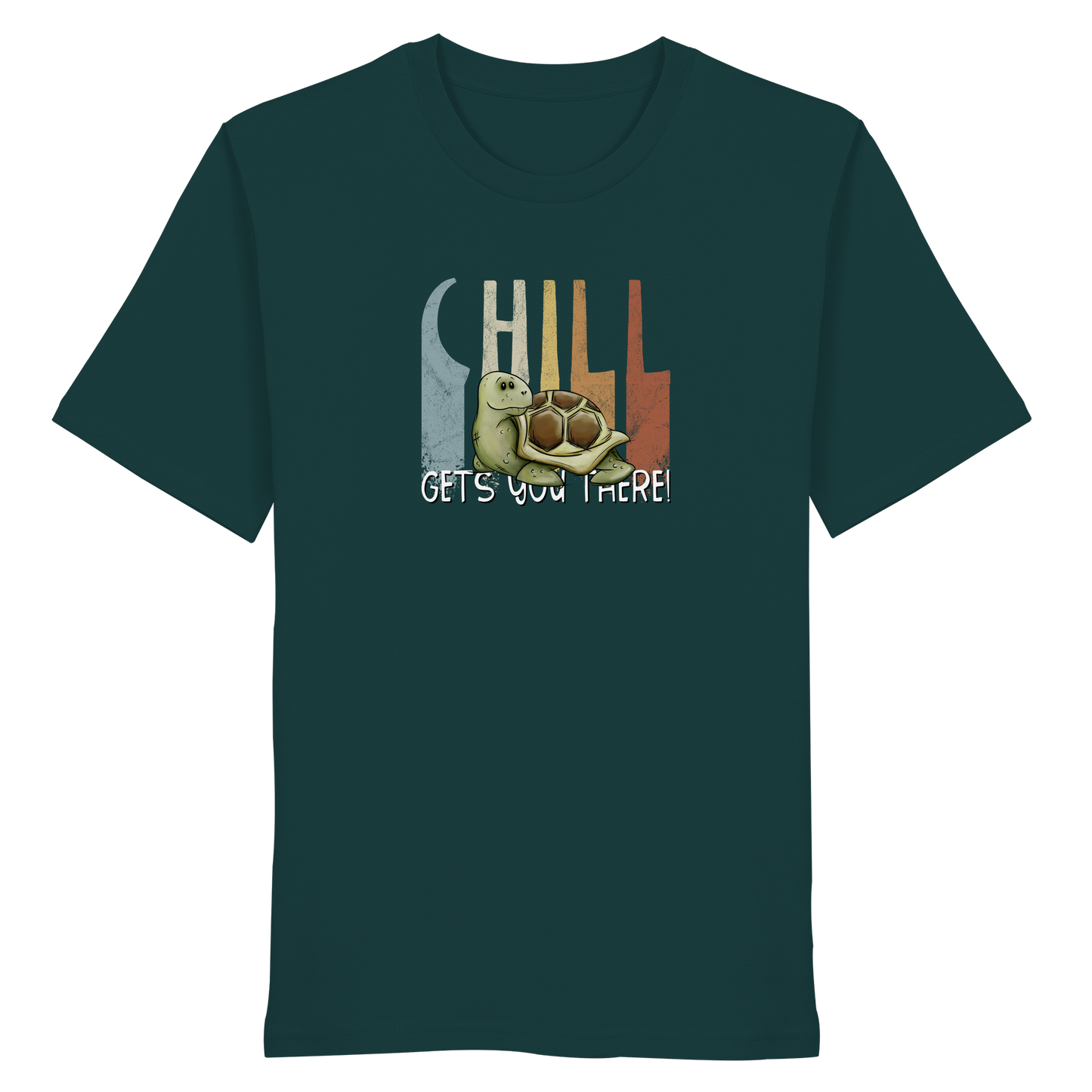 Gechillt gemütliche Schildkröte - Organic Shirt