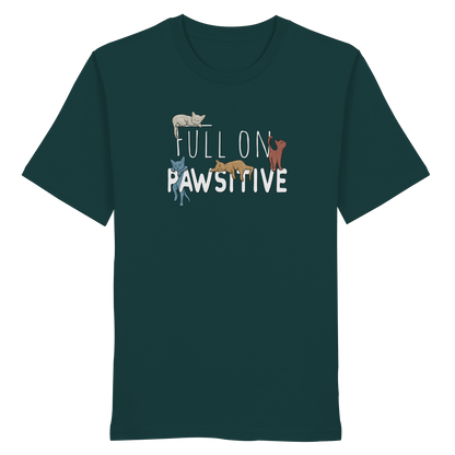 Full On Pawsitive! Gechillte Katzen - Organic Shirt