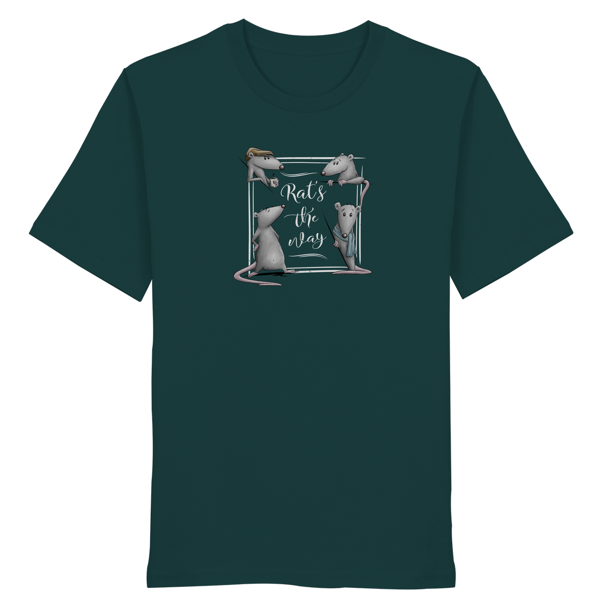 Rat’s The Way Kaffeehaus Ratten - Organic Shirt