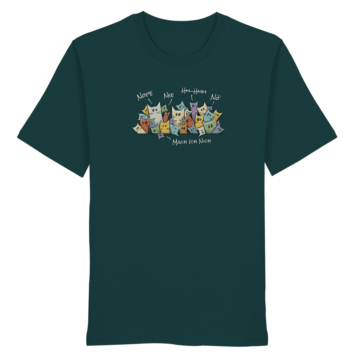 Nope, Nee, Nö Katzen - Organic Shirt