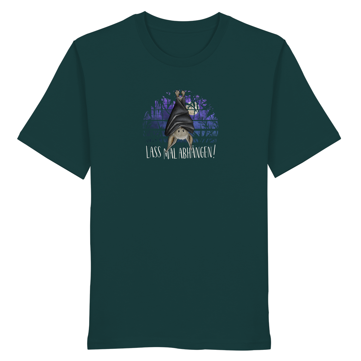 Lass mal abhängen Fledermaus - Organic Shirt