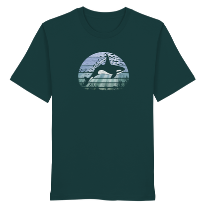 Retro Tiefsee Schwertwal Orca - Organic Shirt