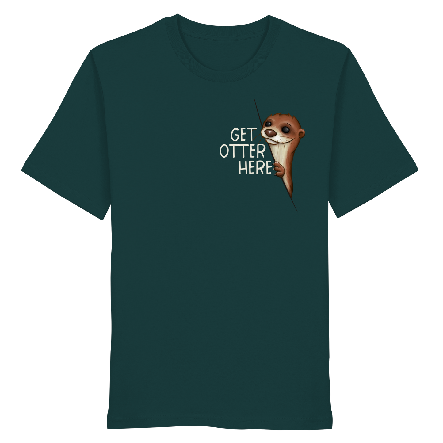 Get Otter Here | Lustiger Otter Kalauer - Organic Shirt