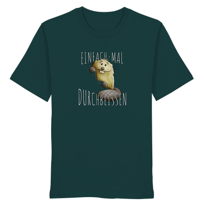 Einfach mal Durchbeissen Biber - Organic Shirt