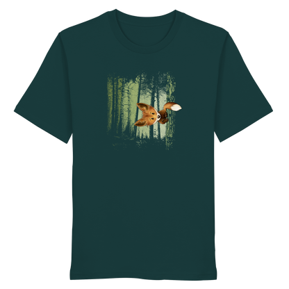 Fuchs im Zwielicht-Wald - Organic Shirt