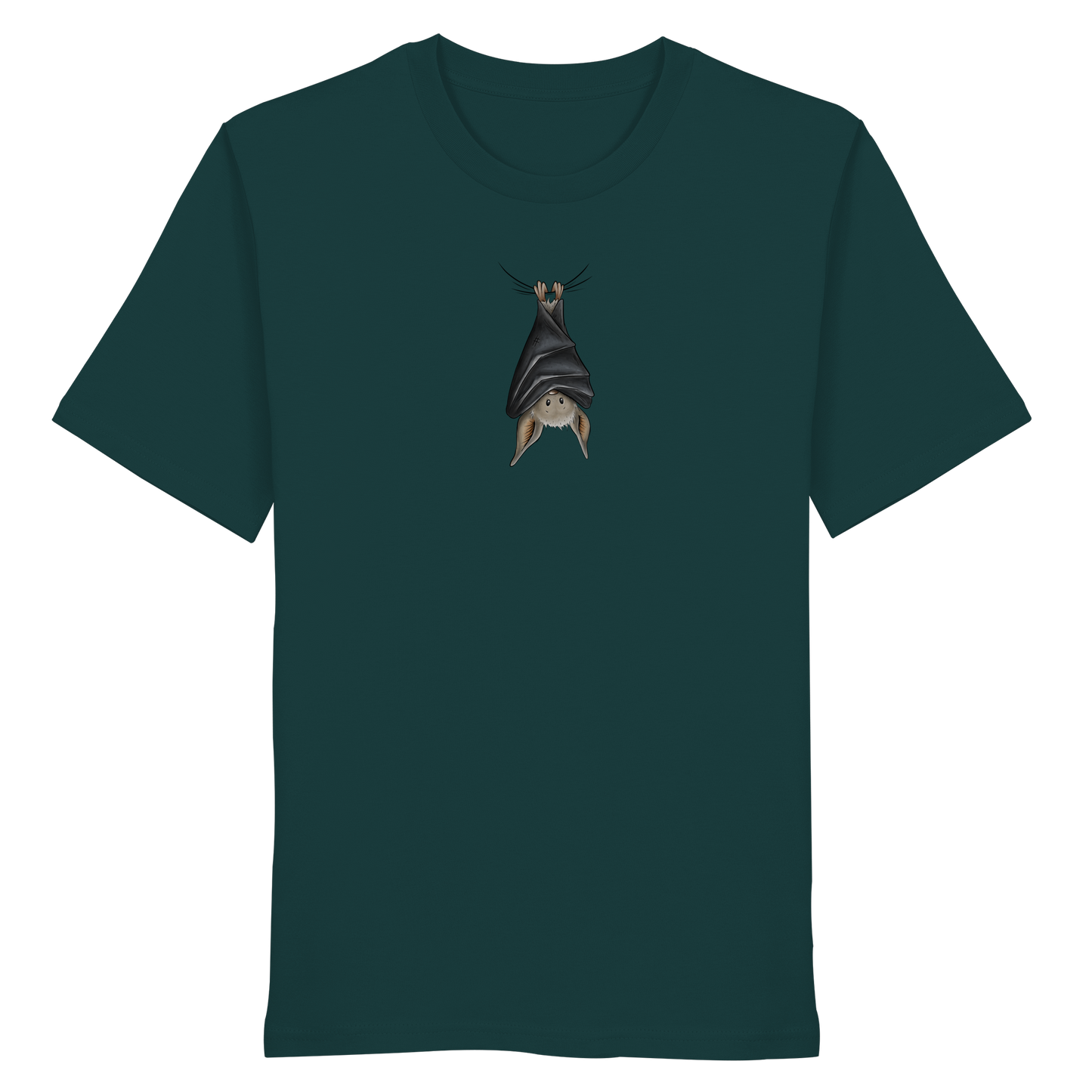 Lustig chillende Fledermaus - Organic Shirt