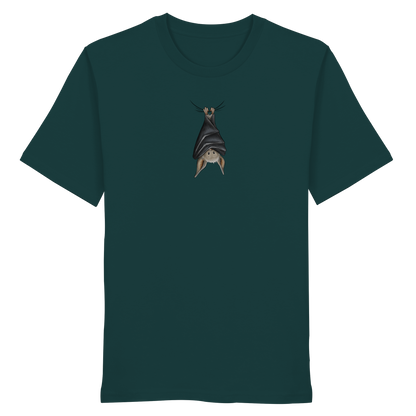 Lustig chillende Fledermaus - Organic Shirt