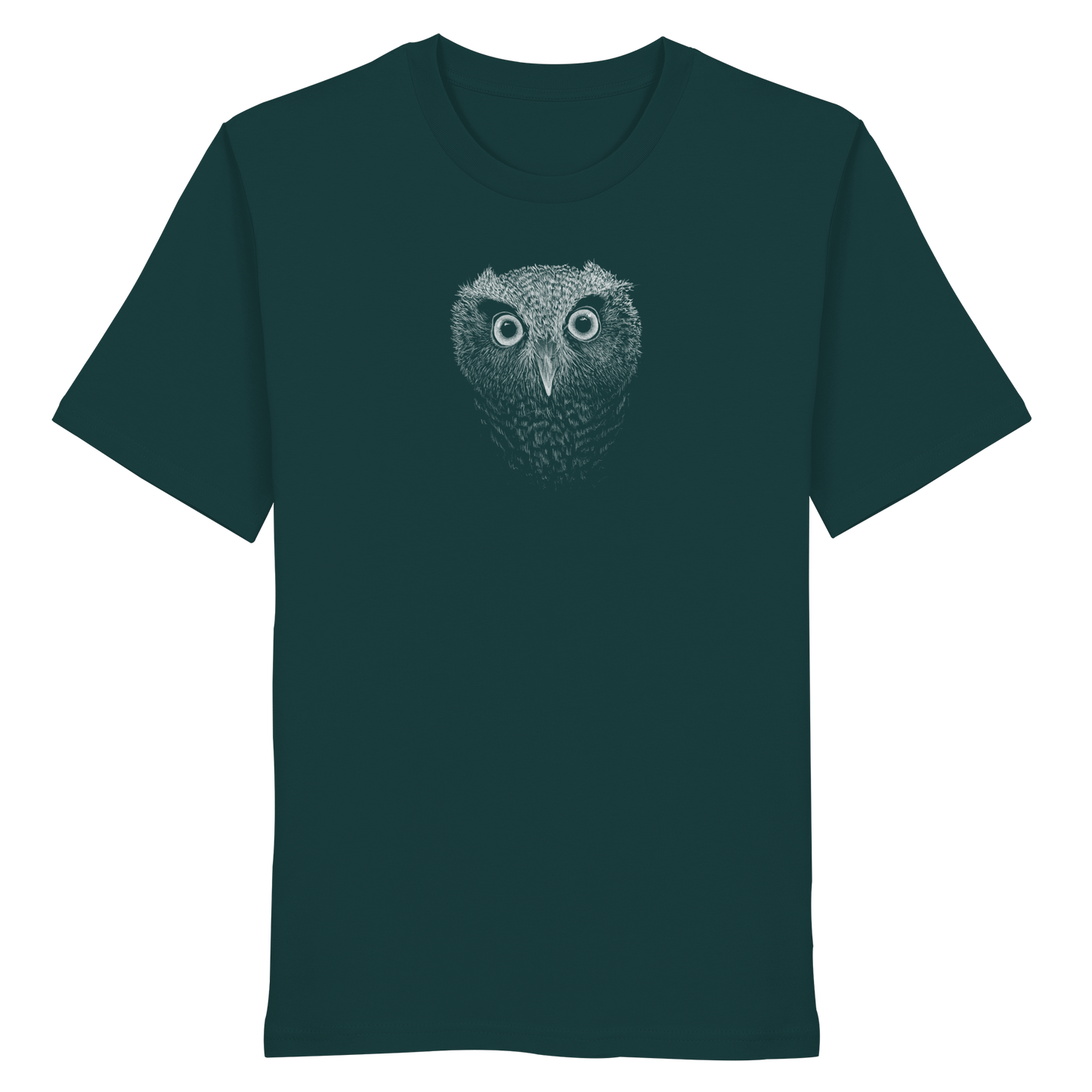 Eule Kritzelkunst Illustration - Organic Shirt